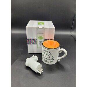 Scentsy Fall Wax Wall Warmer - "Pumpkin Spice & Everything Nice" Mug - tested